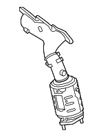 285103CKE0 - Exhaust: Mnfd W/Converter for Hyundai: Genesis Coupe Image