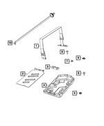 68269573AD - Electrical: Battery Strap for Mopar Image image