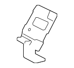 39111TR6000 - Electrical: Radio Mount Bracket for Honda: Civic Image