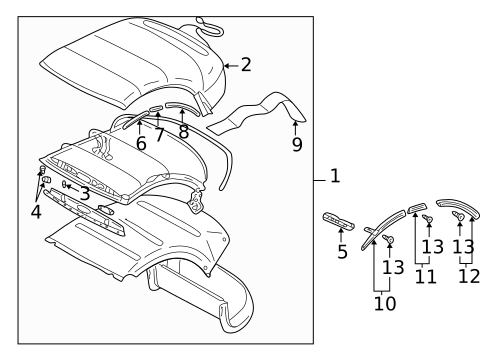 Cover & Components for 2005 Mitsubishi Eclipse #0