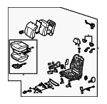 7110030T00A3 - Body: Seat Assembly for Lexus: GS450h Image