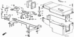 90041PH2004 - Electrical/Exhaust/Heater/Fuel: SCREW-WASHER (5X8) for Honda Image