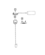 6UA07TX7AA - Interior Trim: Audio Microphone for Dodge: Charger Daytona | Jeep: Cherokee, Grand Cherokee, Grand Cherokee L, Grand Wagoneer, Wagoneer, Wagoneer S | Ram: 1500, 2500, 3500 Image