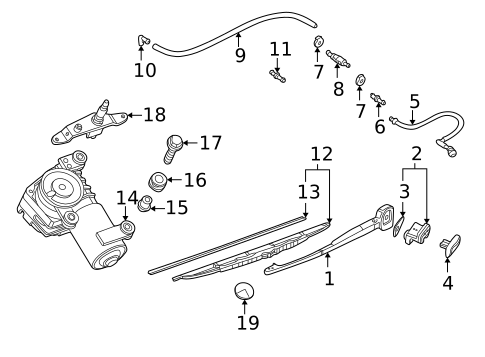 Wipers for 1999 BMW 528i #1