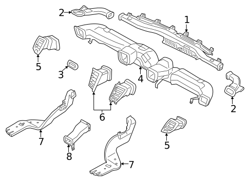Ducts for 2014 Kia Cadenza #0