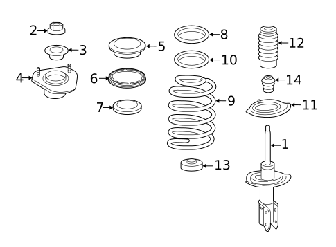 Shocks & Struts for 2010 Chevrolet Impala #0