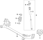 BGVN28B0XA - : Axle for Mazda: 3 Image