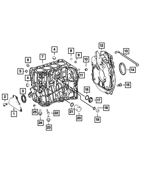Cylinder Block for 2010 Jeep Patriot #0