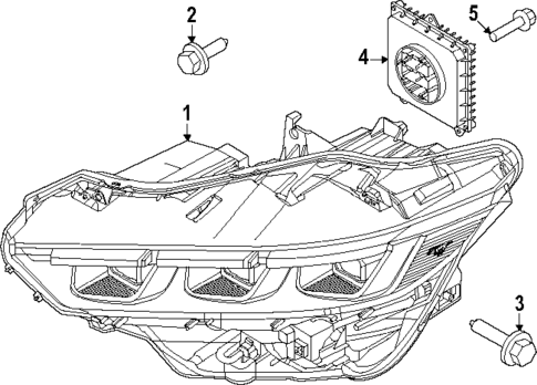 Headlamp Components for 2025 Ford Mustang #0