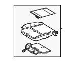 BE8Z54632A22B - Body: Seat Cushion Pad for Ford: Fiesta Image