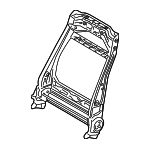CE8Z5461018A - Body: Seat Back Frame for Ford: Fiesta Image