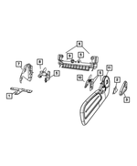 68004471AA - Interior Trim: Bracket for Mopar Image