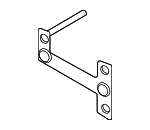 86641IY700 - Body: Impact Bar Stay for Hyundai Image
