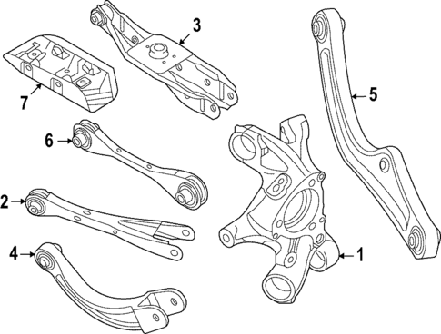 Rear Suspension for 2025 Audi Q4 e-tron Sportback #0