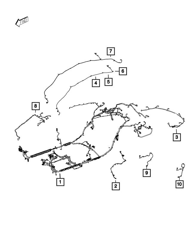 68226266AD - Electrical: Jumper Wiring for Mopar Image