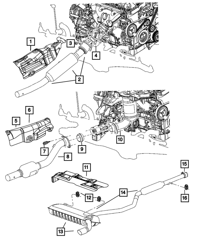5155473AC - Exhaust: Heat Shield for Mopar Image