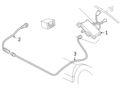 Antenna & Radio for 2006 Pontiac GTO #0