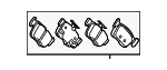 43022T20A01 - Brakes: Brake Pads for Honda Image