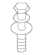 281712H000 - Engine: Lower Housing Bolt for Kia: Borrego, Carnival, Forte, Forte Koup, Forte5, K4, K5, K900, Niro, Niro EV, Optima, Rio, Rio5, Sedona, Seltos, Sorento, Soul, Sportage, Stinger, Telluride Image