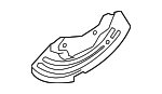 T2R9924 - Brakes: Splash Shield for Jaguar: F-Type Image