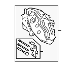 T2R19512 - : Disc Brake Caliper for Jaguar: F-Type Image
