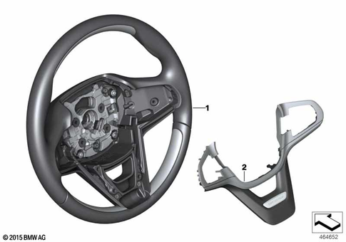 Steering Wheel for 2016 BMW 740eX #0