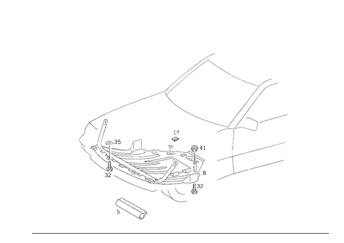 Oil Pan Undershield for 1989 Mercedes-Benz 300CE #0