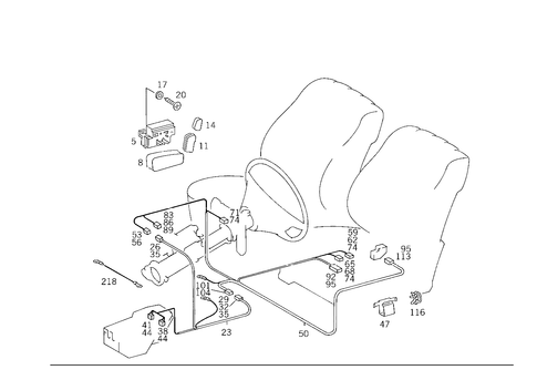 Electric Seat Adjuster for 1993 Mercedes-Benz 300SE #0