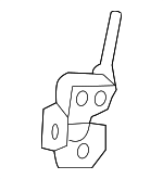 7263052141 - Body: Lock for Toyota: Prius C, Yaris Image