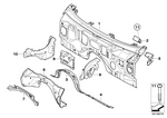 41137111090 - : Mount, Wiper System for BMW Image