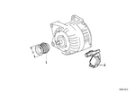 12321739435 - Engine Electrical System: Voltage Regulator for BMW Image