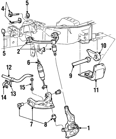 Suspension Components for 2000 Mercury Mountaineer #1