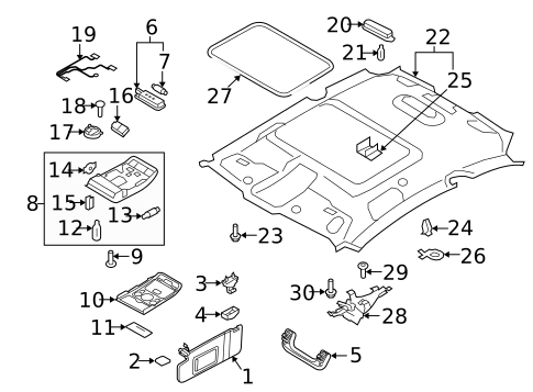 Bulbs - Chassis for 2010 Audi A5 Quattro #3