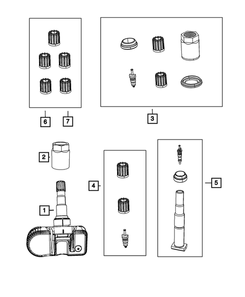 Tire Monitoring System for 2008 Jeep Wrangler #0
