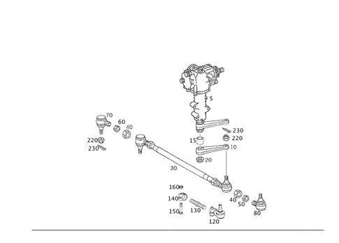 Steering Linkage for 2013 Mercedes-Benz G550 #0