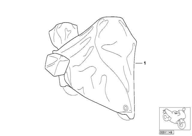71607689674 - Maintenance &amp; Technology: Vehicle Cover -  for BMW-Motorrad Image image