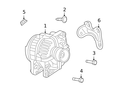 Alternator/Generator & Related Components for 2012 Ram 1500 #0