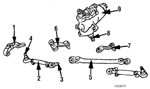 Steering Gear & Linkage for 1986 Dodge Diplomat #1