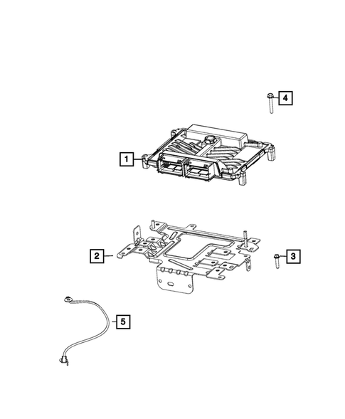 Keys, Modules and Engine Controllers for 2019 Jeep Wrangler #2