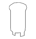 MN177355 - Body: Socket for Mitsubishi: Eclipse, Eclipse Cross, Endeavor, Galant, Lancer, Outlander, Outlander PHEV, Outlander Sport Image