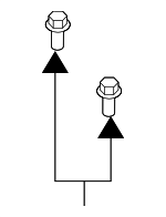 MS240125 - Body: Mount Bracket Bolt for Mitsubishi: Diamante, Eclipse, Eclipse Cross, Endeavor, Galant, Lancer, Mirage, Montero, Outlander, Outlander PHEV, Outlander Sport Image