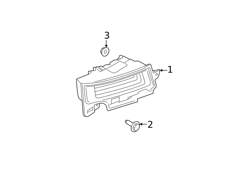 Tail Lamps for 2023 Land Rover Range Rover Evoque #1