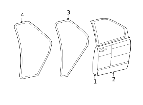 Door & Components for 2019 Dodge Grand Caravan #0