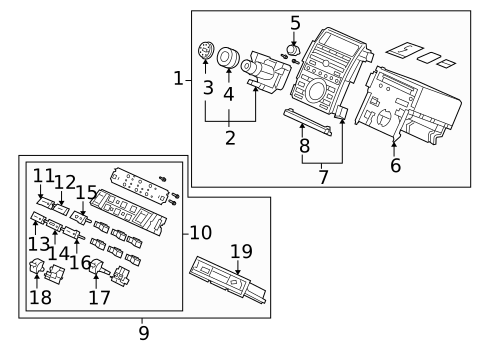 Navigation System for 2006 Acura RL #1