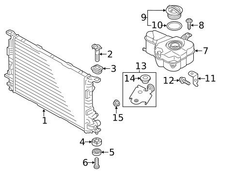 Radiator & Components for 2013 Audi A8 Quattro #1