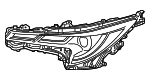 8111012N20 - : 2023-2024 Toyota - Headlamp Assembly for Toyota: Corolla, GR Corolla Image