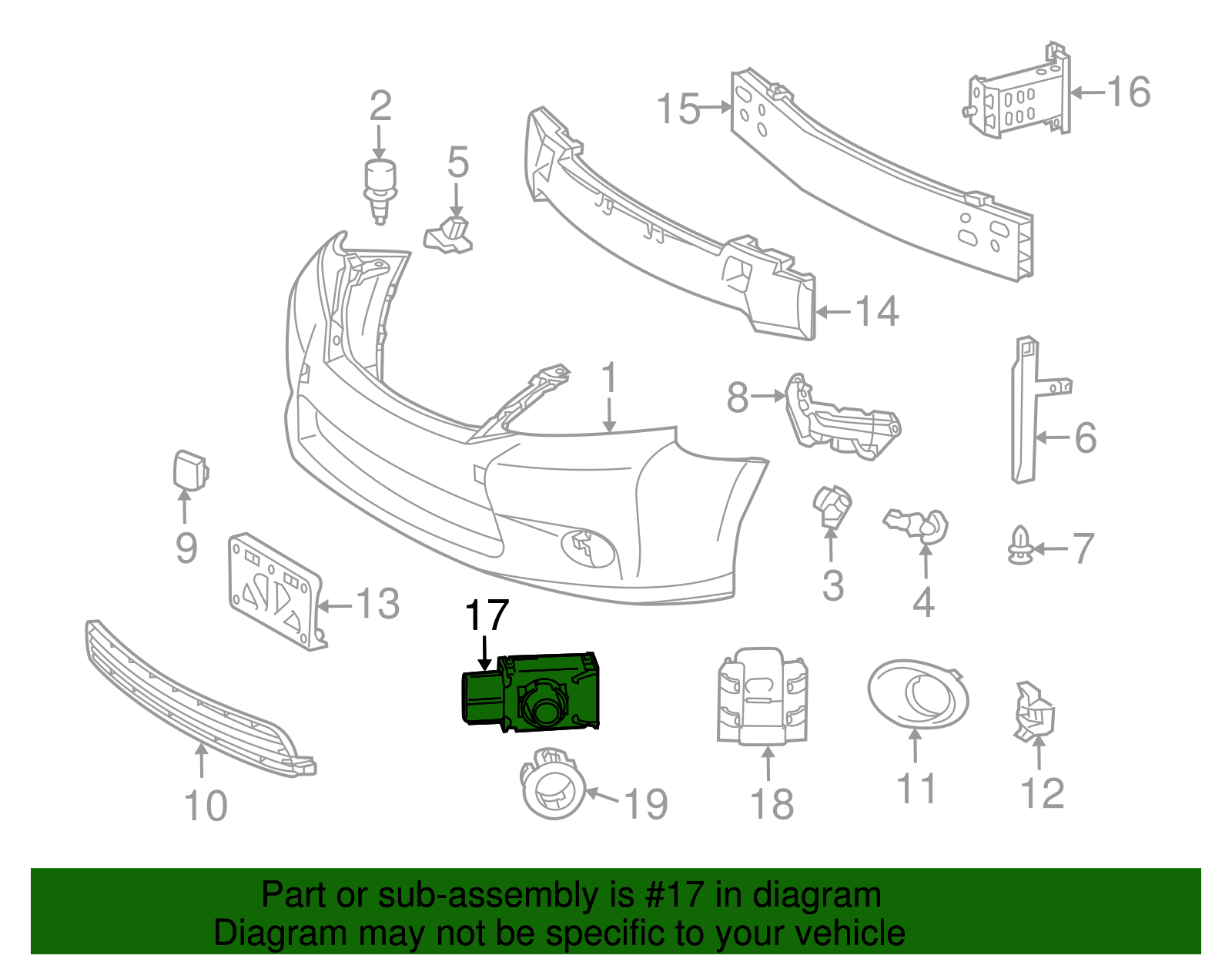 89341-33110-J1 - High-Quality Parking Aid Sensor for 2007-2011 Lexus ...