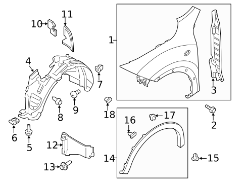 Exterior Trim - Fender for 2016 Nissan Juke #0