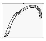 74410TYAA61ZB - : Opening Molding for Acura: MDX Image
