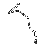 2975011900 - Cooling System: Rear Hose for Mercedes-Benz Image